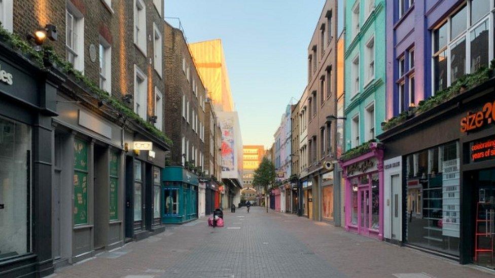 Carnaby Street, Saturday night 20.30pm, 6 June