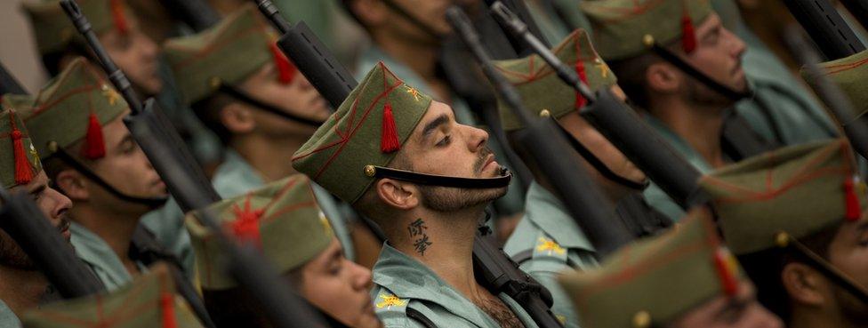 Spanish legionnaires (file pic)