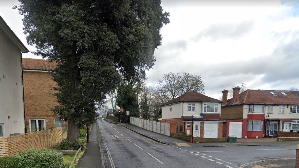 The junction of North Hyde Lane and Raleigh Road in Southall