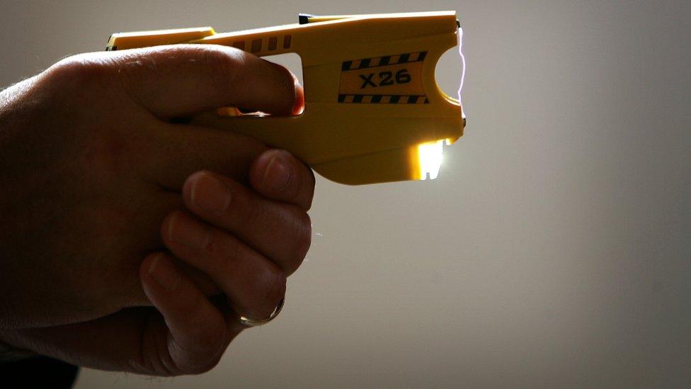 A police-issue Taser