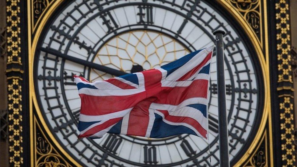 Union Flag at Westminster