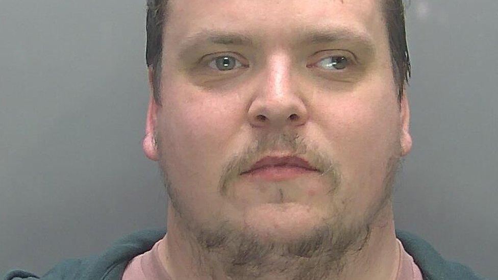 Custody image of "devious" paedophile Christopher Downes