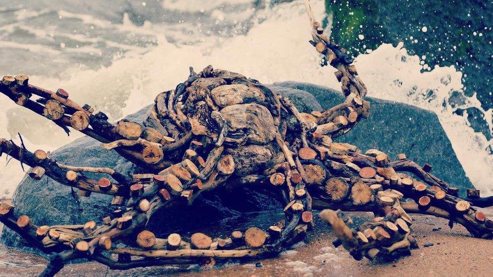 Kraken sculpture