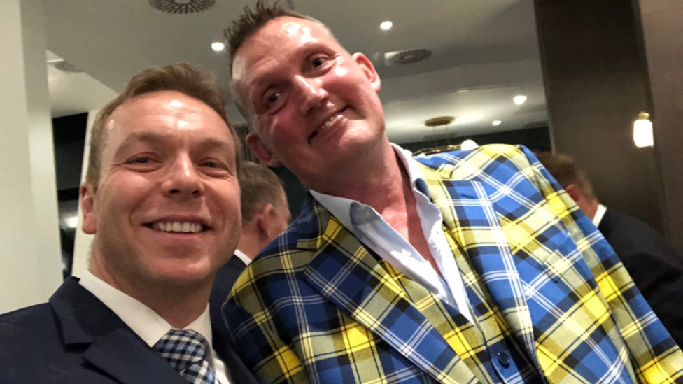 Chris Hoy and Doddie Weir