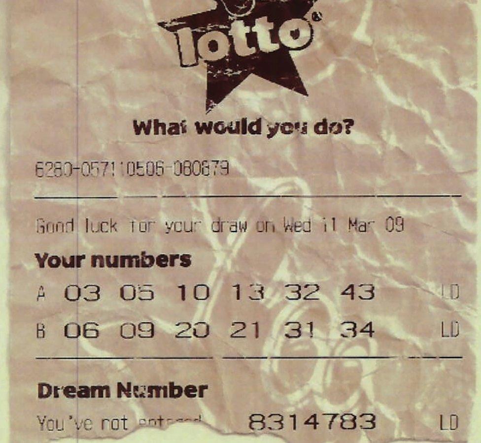 Lottery ticket