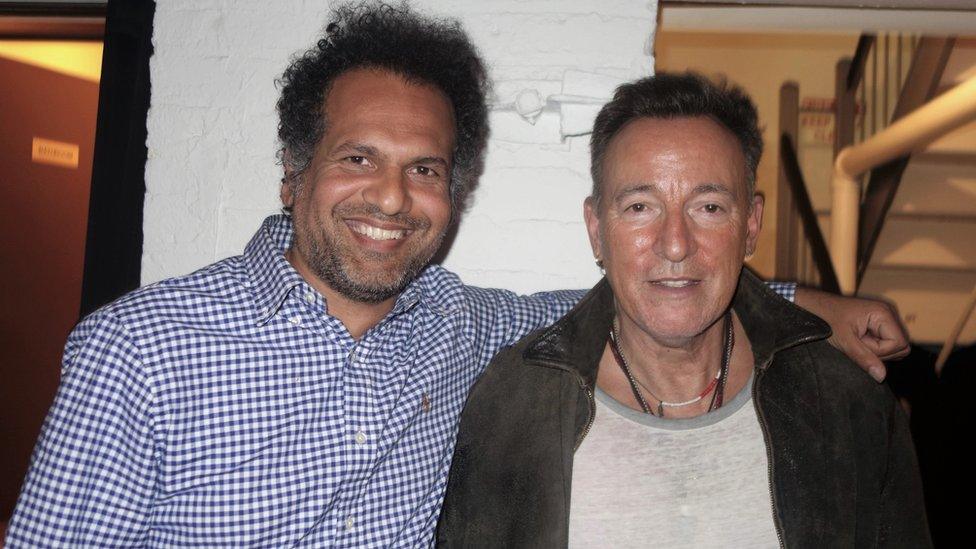 Sarfraz Manzoor and Bruce Springsteen