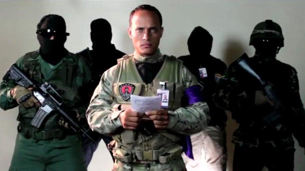 A police officer identifying himself as Oscar Pérez made a statement on Instagram