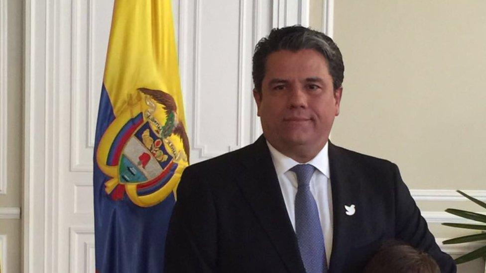 Colombian Mining Minister German Arce