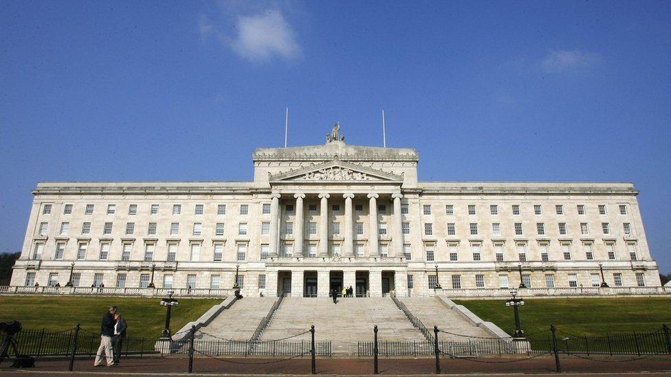 Stormont, the home of the Northern Ireland government.