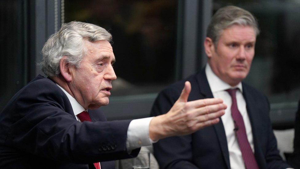 Gordon Brown and Keir Starmer