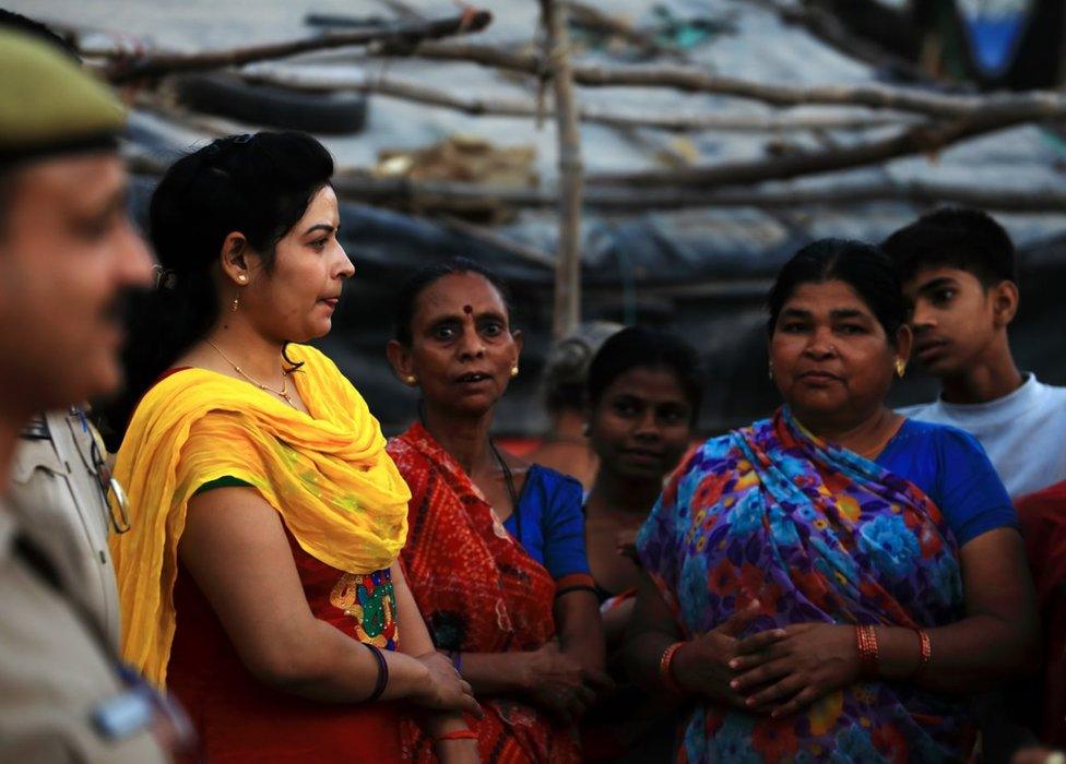 Police officers say they also visit rural areas to make women feel safe