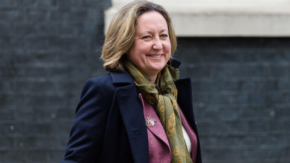 Secretary of State for International Development Anne-Marie Trevelyan leaves 10 Downing Street in central London on 14 February, 2020 in London, England.