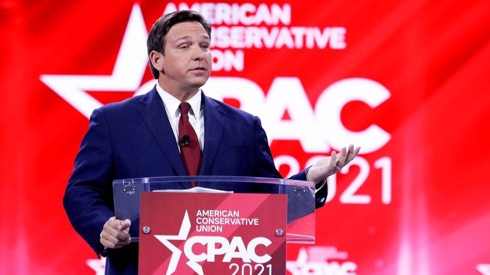 Florida Governor Ron DeSantis (file pic)