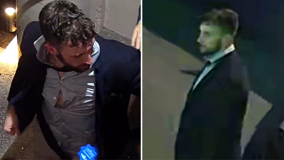 CCTV images of the suspect