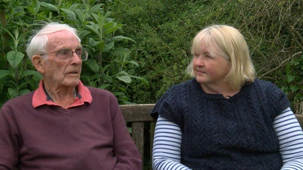 Philip Datson and daughter Helen