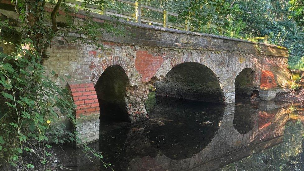 Hempyard Bridge in Ixworth