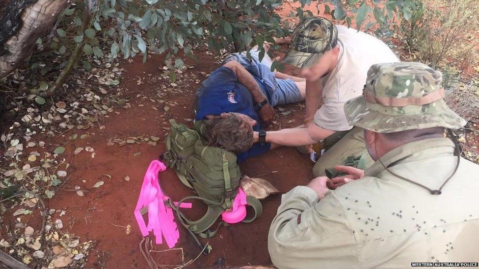 Police find a missing man