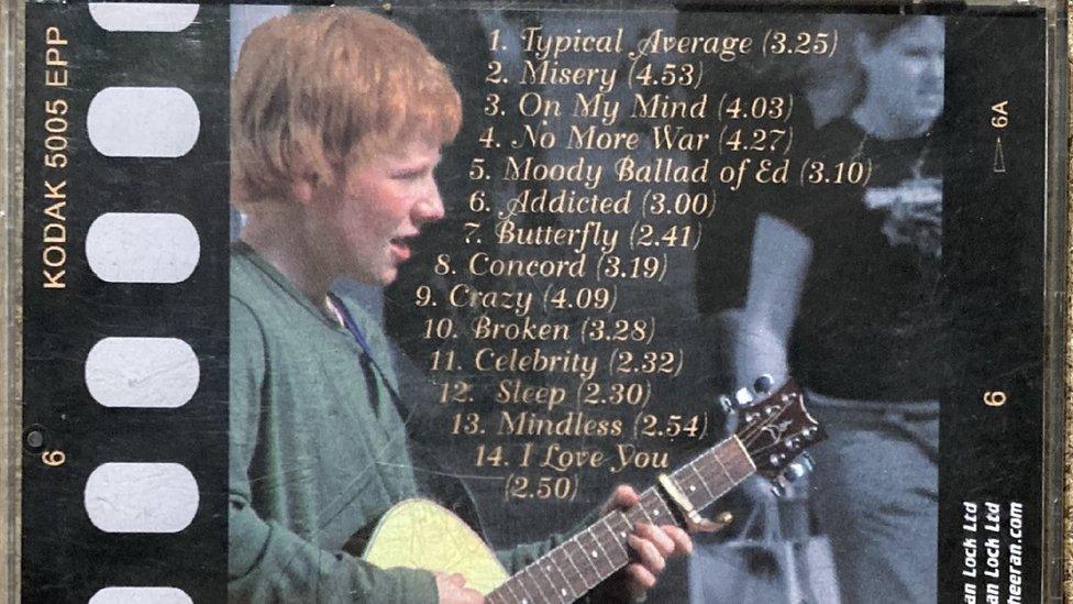 Ed Sheeran unreleased CD.