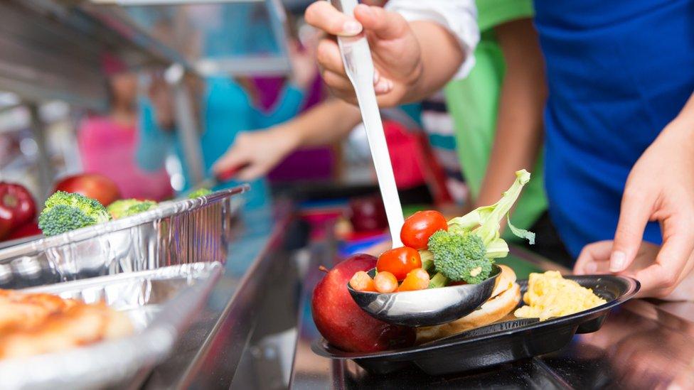 Food being served