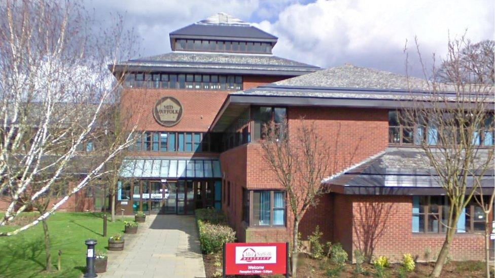 Mid Suffolk District Council offices in Needham Market