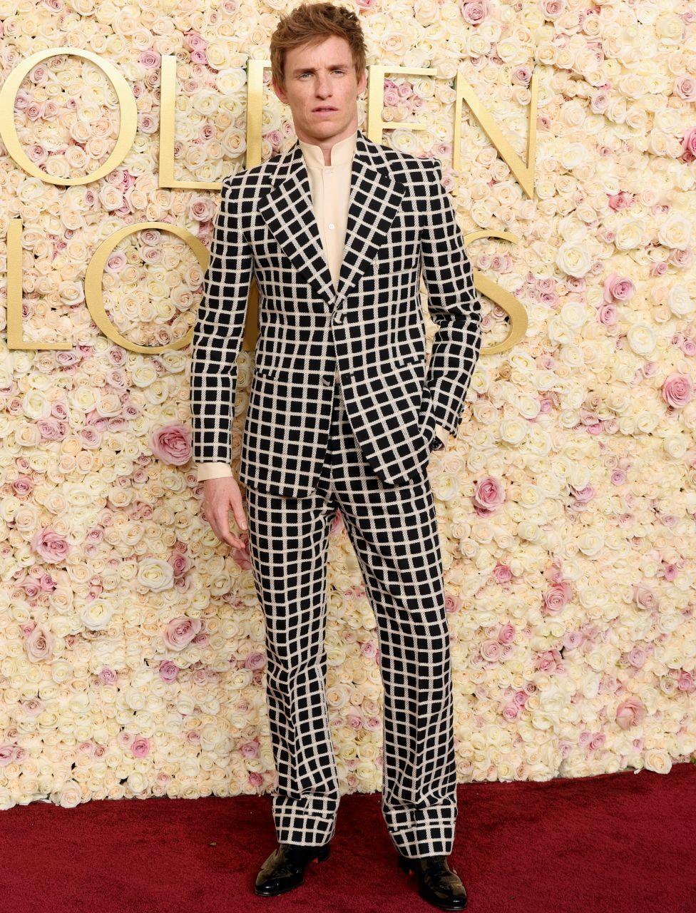 Eddie Redmayne attends the 82nd Annual Golden Globe Awards at The Beverly Hilton on January 05, 2025 in Beverly Hills, California