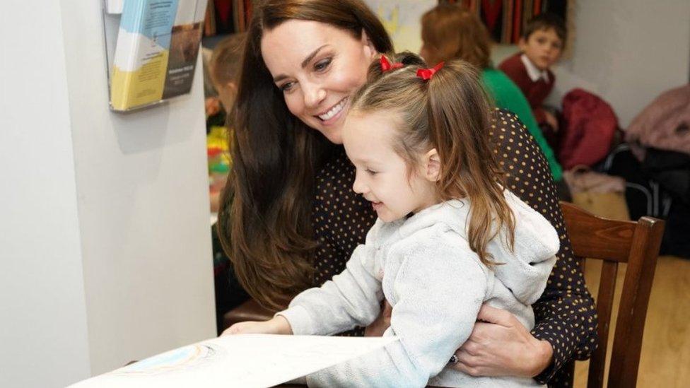 Princess of Wales meets Ukrainian children