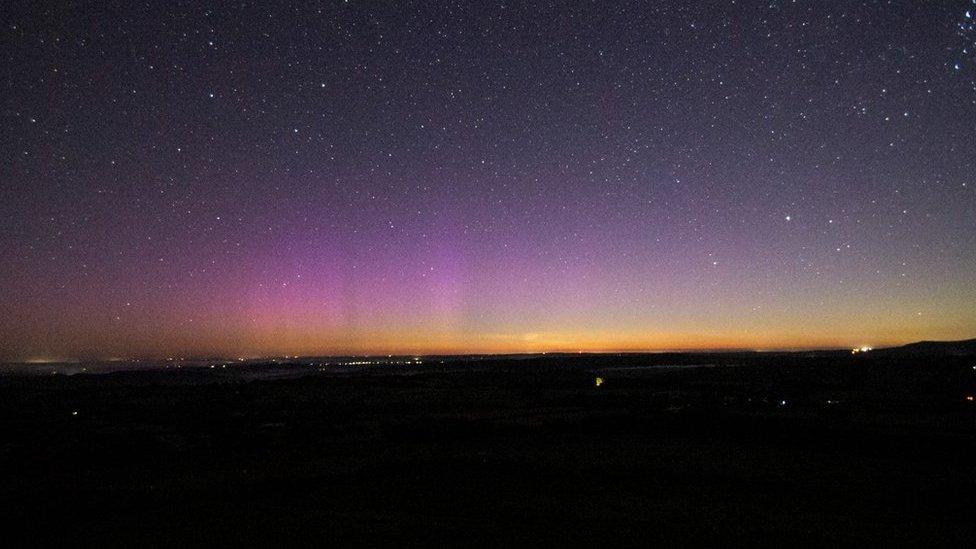 The sky above Brentor