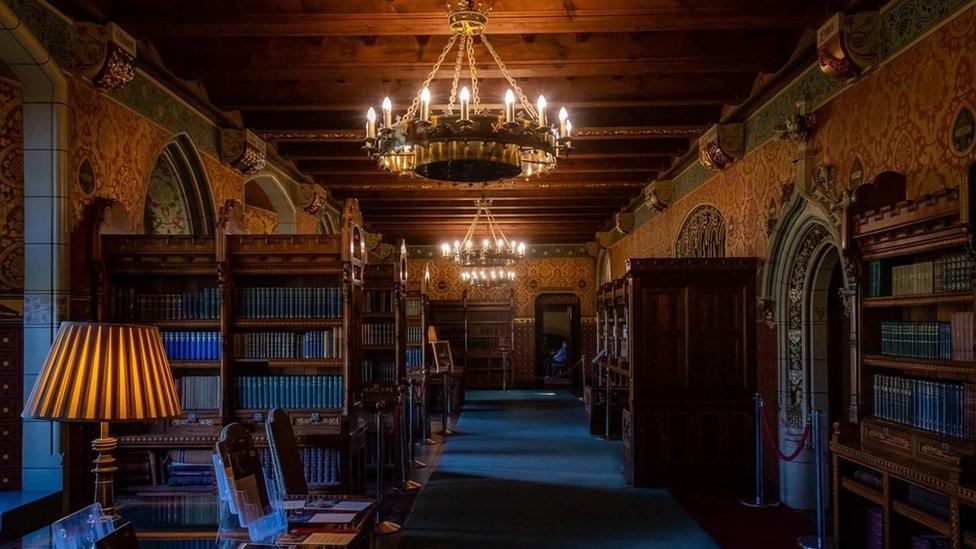 Cardiff Castle library