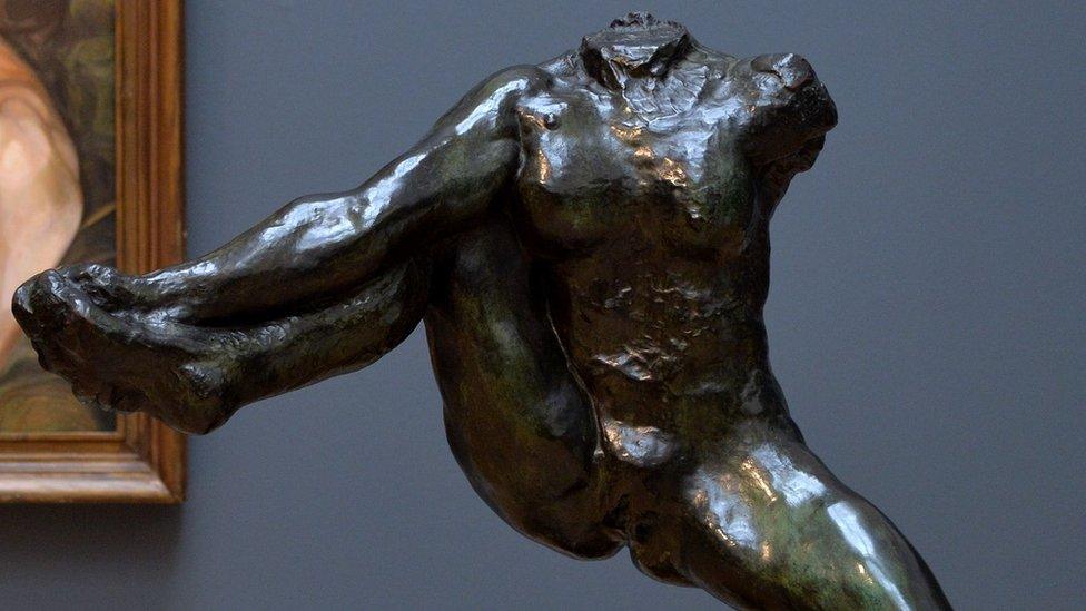 Rodin's Iris sculpture