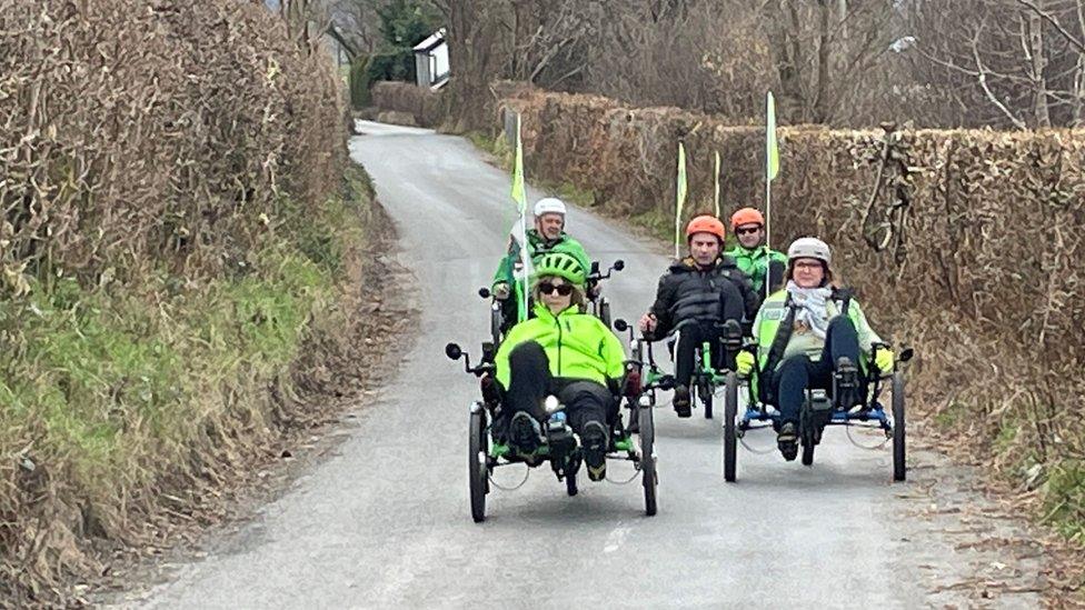 Trikes on road