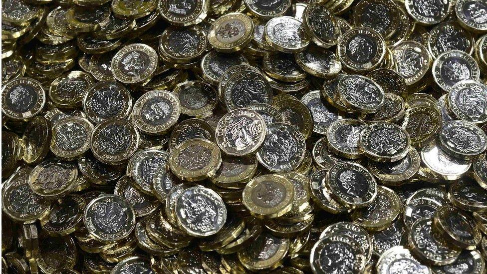 Pound coins