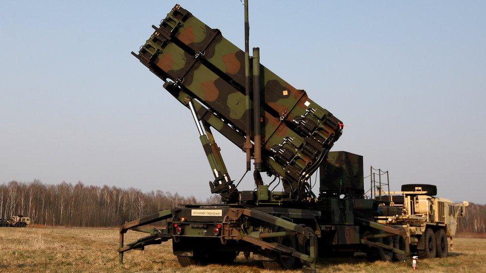 US Patriot missile defence system