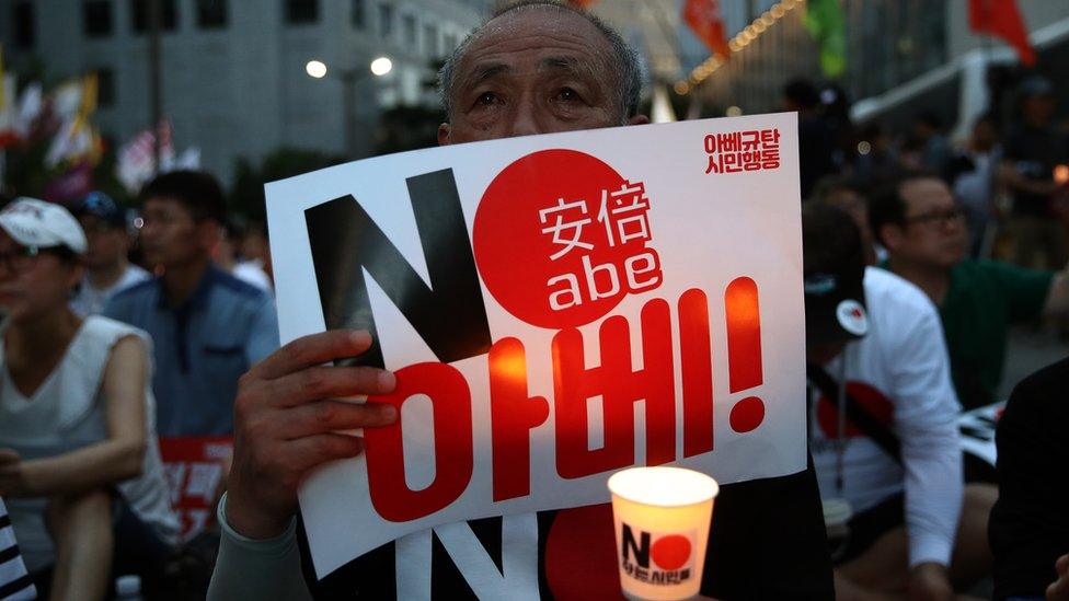 South Korean protester