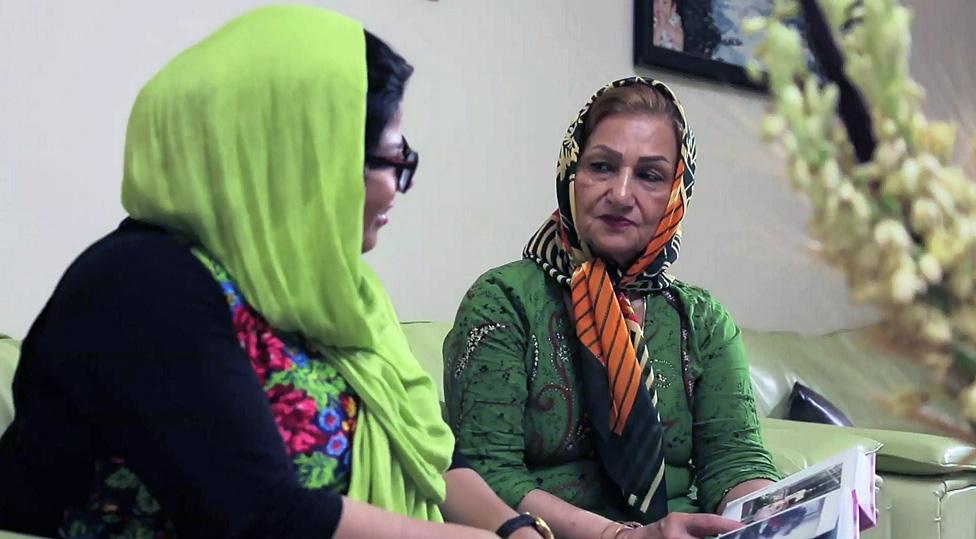 Maryam with her Iranian mother