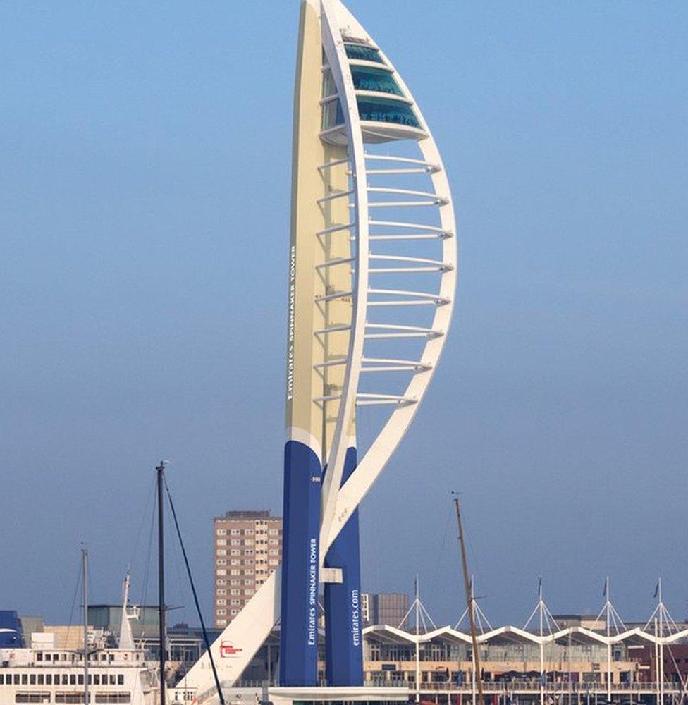Spinnaker tower plans