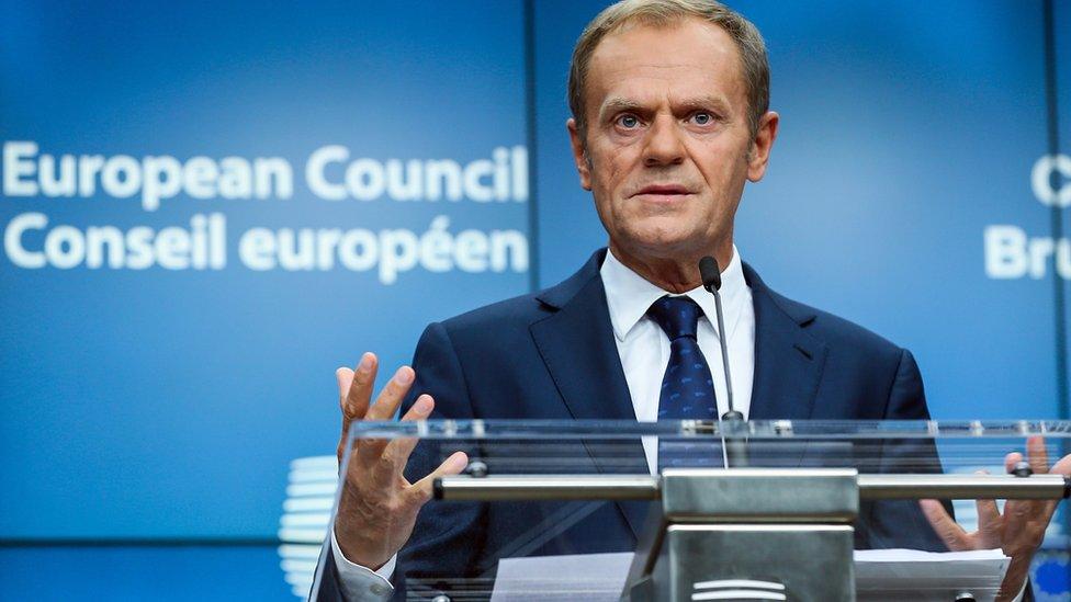 European Council President Donald Tusk, Oct 2017