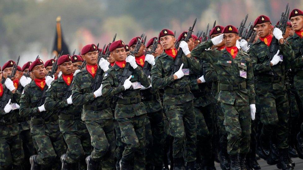 Thai military parade