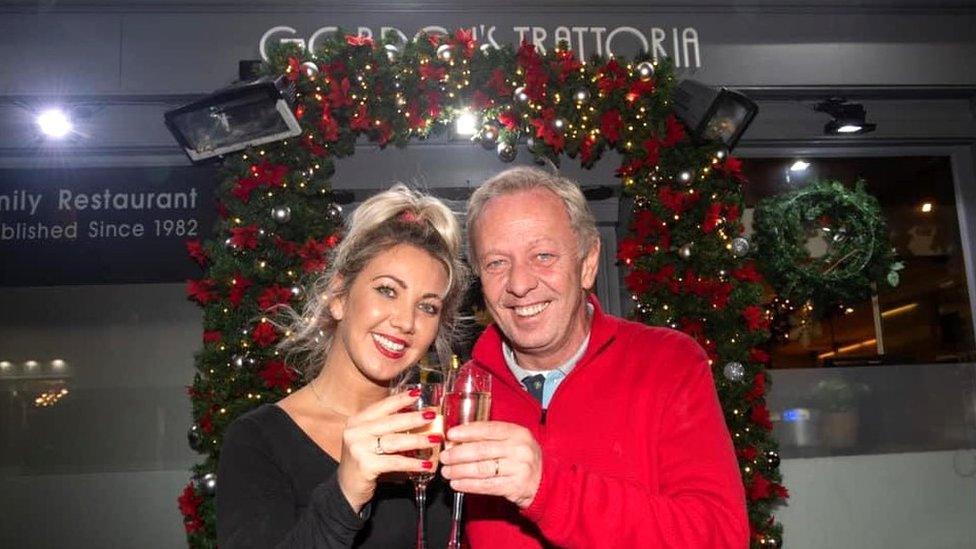 Gordon and Daniela Scott who own Gordon's Trattoria on Edinburgh's Royal Mile