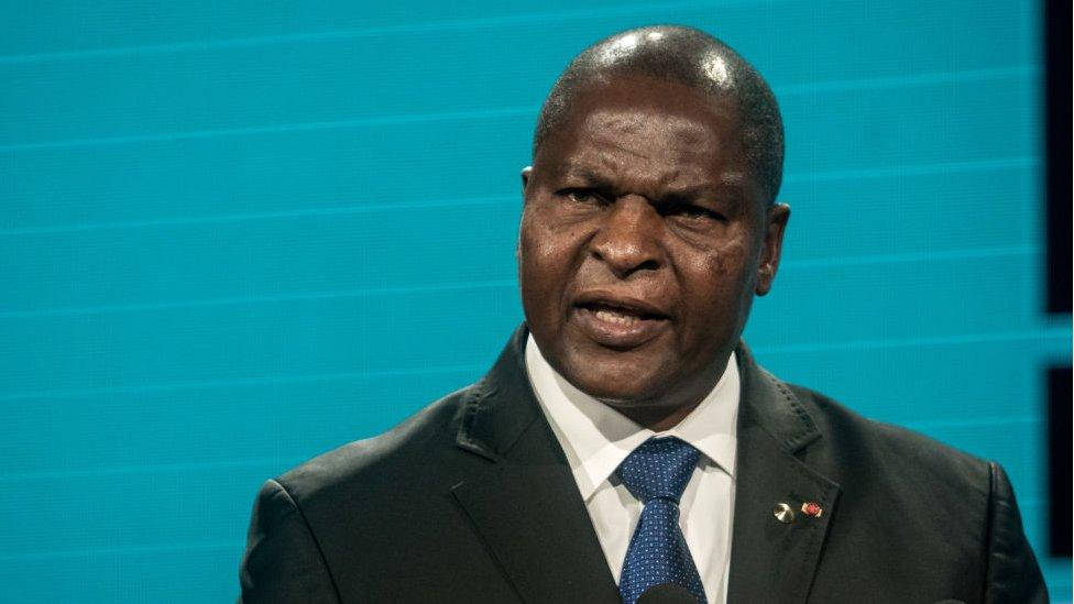 President of the Central African Republic Faustin-Archange Touadéra