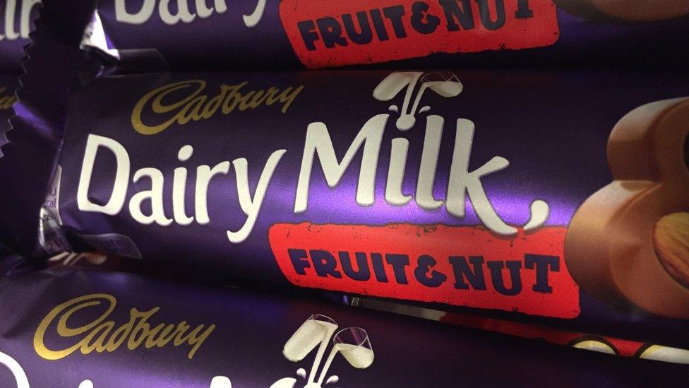 Cadbury Fruit & Nut bars