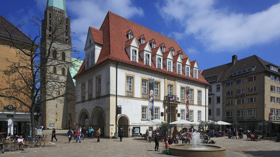 Old Market, Bielefeld, file pic