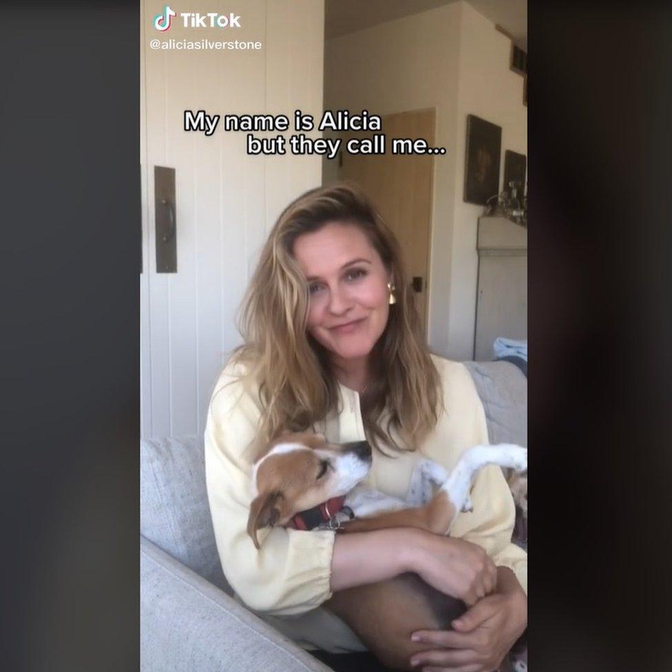 Alicia Silverstone on TikTok