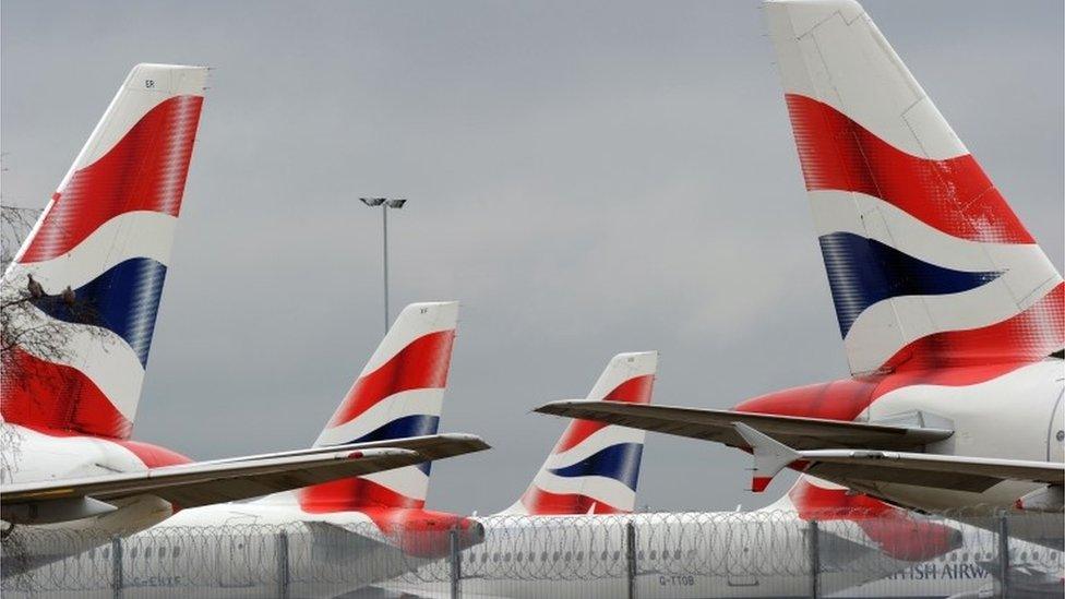 Tailplanes of BA aircraft