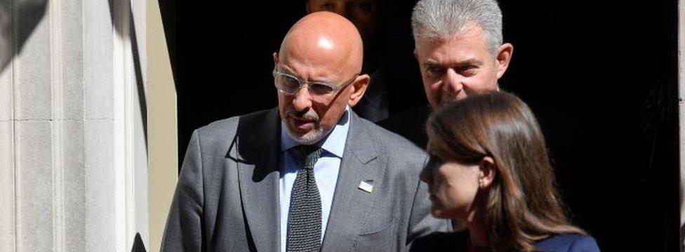 Nadhim Zahawi, Brandon Lewis and Michelle Donelan leave Number 10