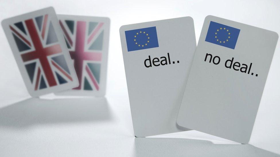 deal or no deal brexit cards