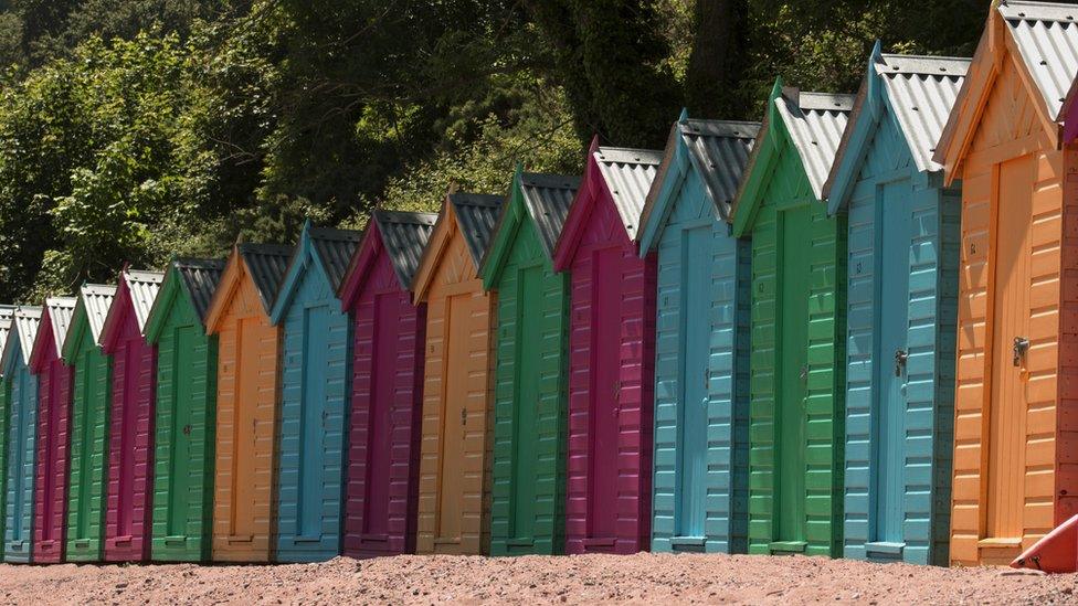 The nearby Llanbedrog beach is already home to colourful beach huts