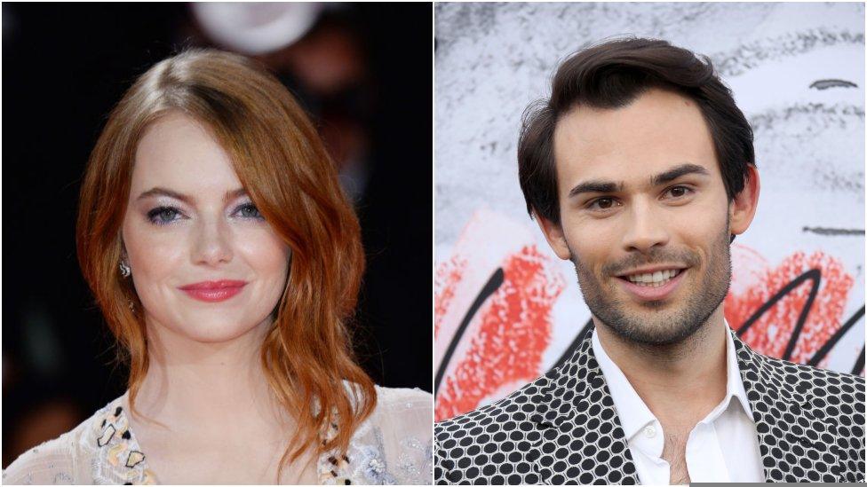 Emma Stone and Mark-Francis Vandelli