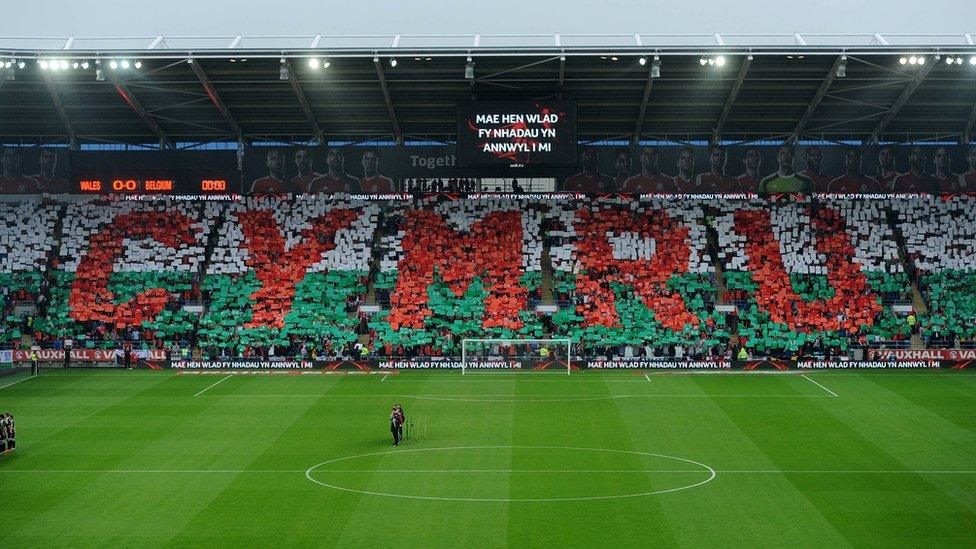 Supporters have turned Cardiff City Stadium into a Wales stronghold