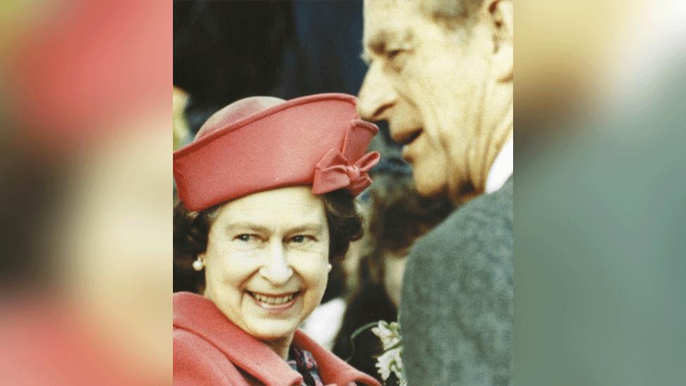 Queen Elizabeth II and the Duke of Edinburgh