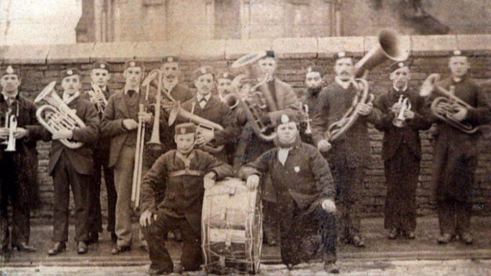 The first Salvation Army band